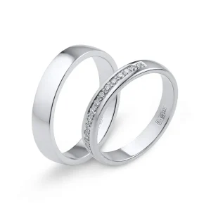 Модные обручальные кольца: Нет гладким ободкам