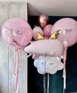 Шарики на выписку из роддома для девочки: советы по выбору